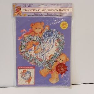 2/$20 Plaid iron on transfer teddy bears